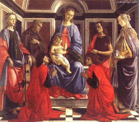 BOTTICELLI, Sandro San Ambrogio Altarpiece china oil painting image